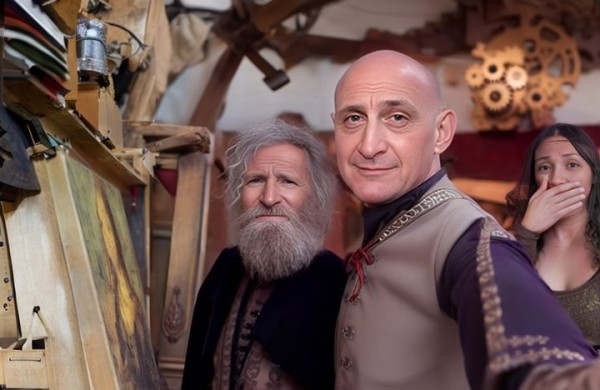 Мужчина назвал себя путешественником во времени и публикует селфи из разных эпох