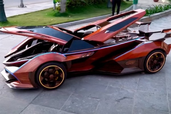 Блогер из Вьетнама построил для сына копию Lamborghini. Смотрите, как она выглядит