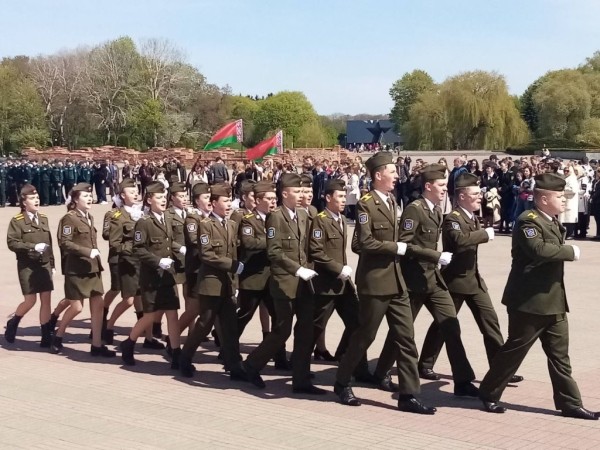 В Бресте прошел IV городской смотр-конкурс по строевой подготовке