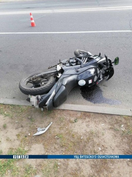 В Полоцке насмерть разбился мотоциклист