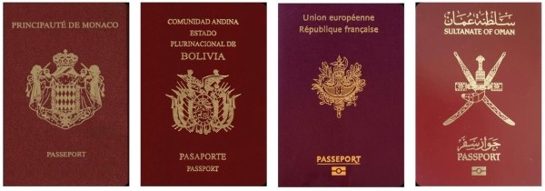 Какой цвет паспорта самый популярный в мире – рейтинг