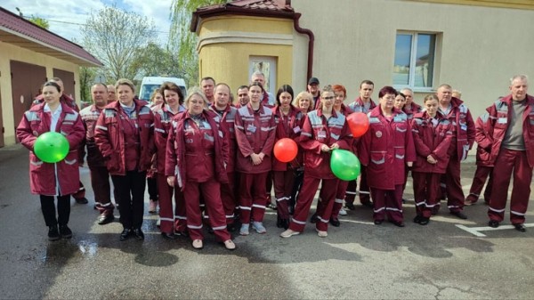 Кобринская станция скорой помощи получила три новых автомобиля