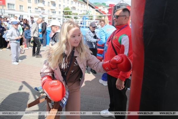 Смотрите, как прошел культурно-спортивный «Вытокі» в Барановичах