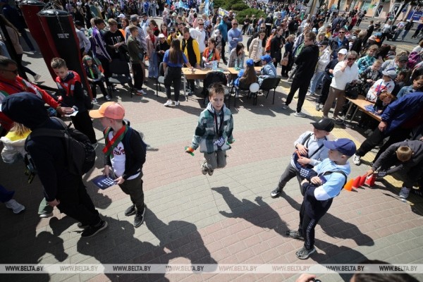 Смотрите, как прошел культурно-спортивный «Вытокі» в Барановичах