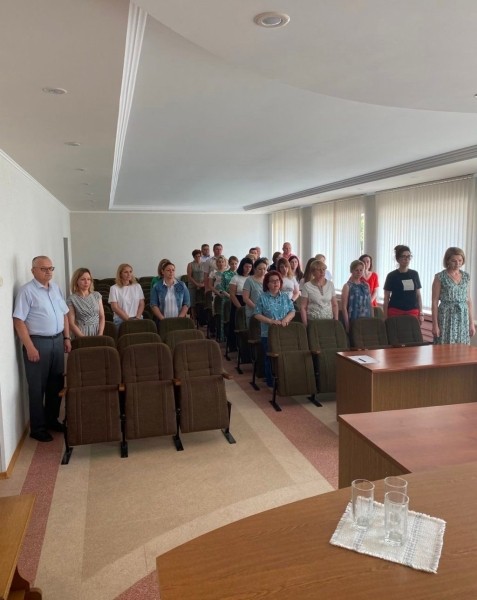 Всебелорусскую минуту молчания поддержали предприятия и организации Ленинского район г. Бреста Всебелорусскую минуту молчания поддержали предприятия и организации Ленинского район г. Бреста