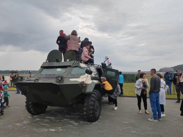 Торжественное открытие аэродрома под Брестом