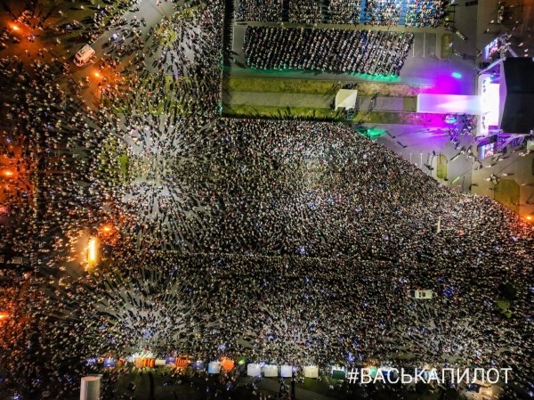 Праздничным фейерверком завершился второй день празднования Дня города Бреста