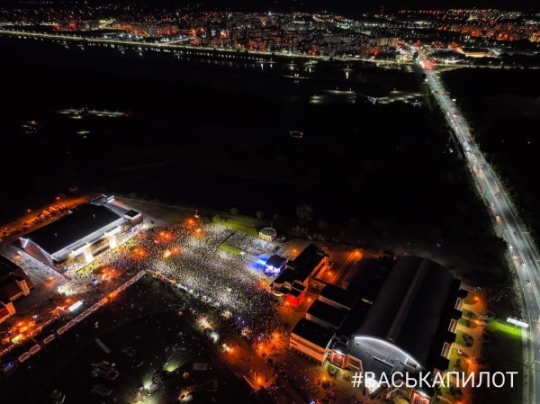 Праздничным фейерверком завершился второй день празднования Дня города Бреста