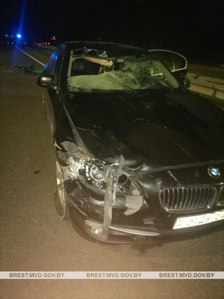 В Кобринском районе водитель BMW насмерть сбил велосипедистку