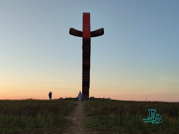 Зубр на закате. Обновленный въездной знак в Первый регион Зубр на закате. Обновленный въездной знак в Первый регион