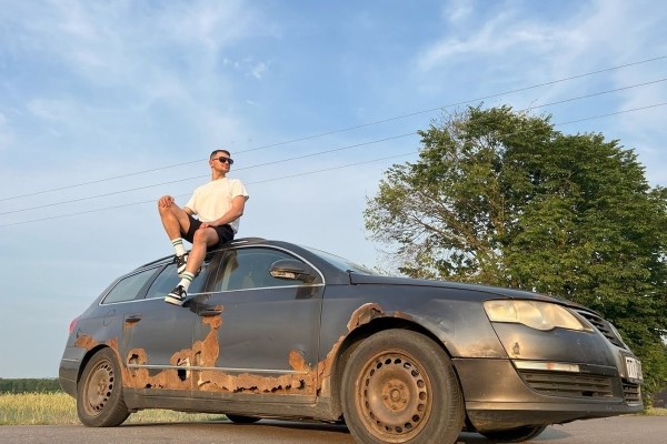 Парень реанимировал автомобильный «труп». На восстановление Passat B6 ушло $1300