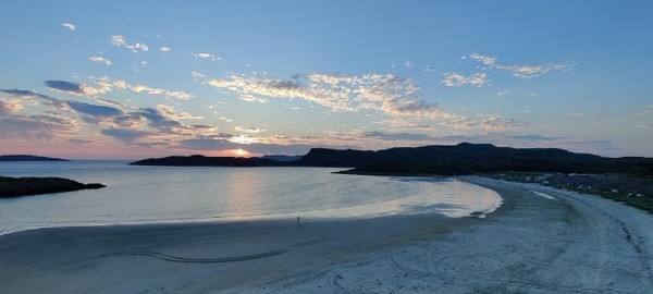 Белоруска на мотоцикле побывала на Баренцевом море