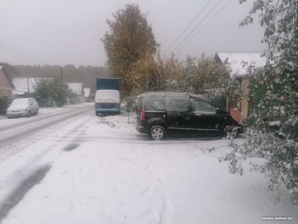 В Беларуси выпал снег В Беларуси выпал снег