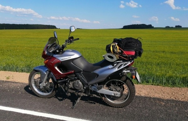 Белоруска на мотоцикле побывала на Баренцевом море