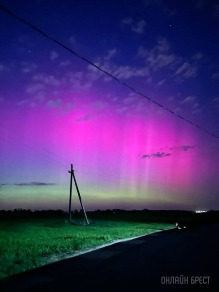 Северное сияние в Беларуси: жители каких регионов его видят чаще