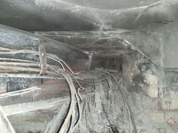 Пожар в СШ №16 в Бресте. Вот что горело