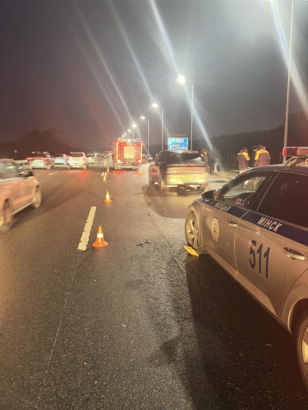 Момент жесткого ДТП возле Минска попал на видео