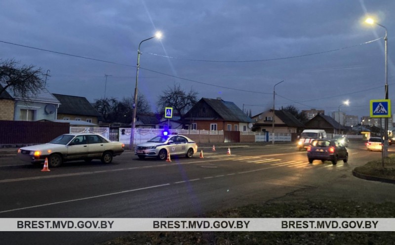 В Бресте 66-летний водитель сбил пешехода