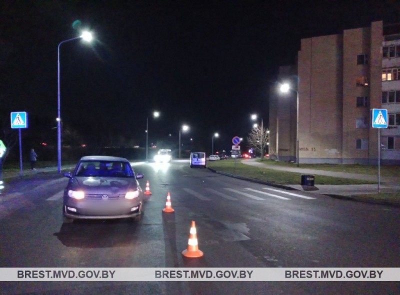 В Бресте 66-летний водитель сбил пешехода