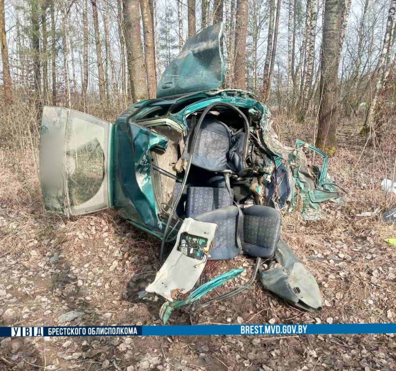Трагедия на дороге в Брестской области: водитель уснул и погиб Трагедия на дороге в Брестской области: водитель уснул и погиб