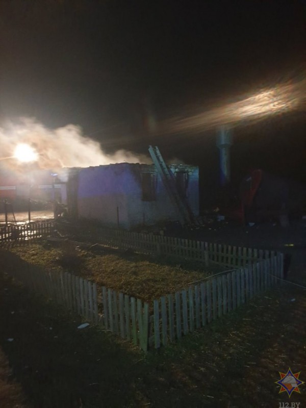 Пожар на молочно-товарной ферме в Лунинецком районе ликвидирован Пожар на молочно-товарной ферме в Лунинецком районе ликвидирован