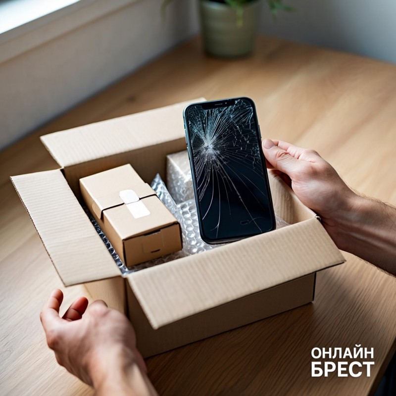 Жителю Брестской области вместо золота прислали разбитый телефон Жителю Брестской области вместо золота прислали разбитый телефон