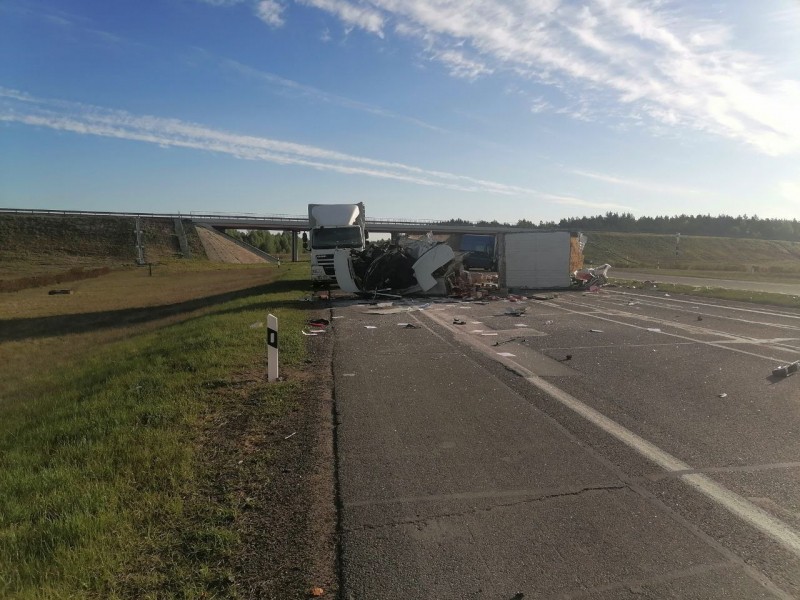 Жесткое ДТП на трассе М-1 в Ивацевичском районе