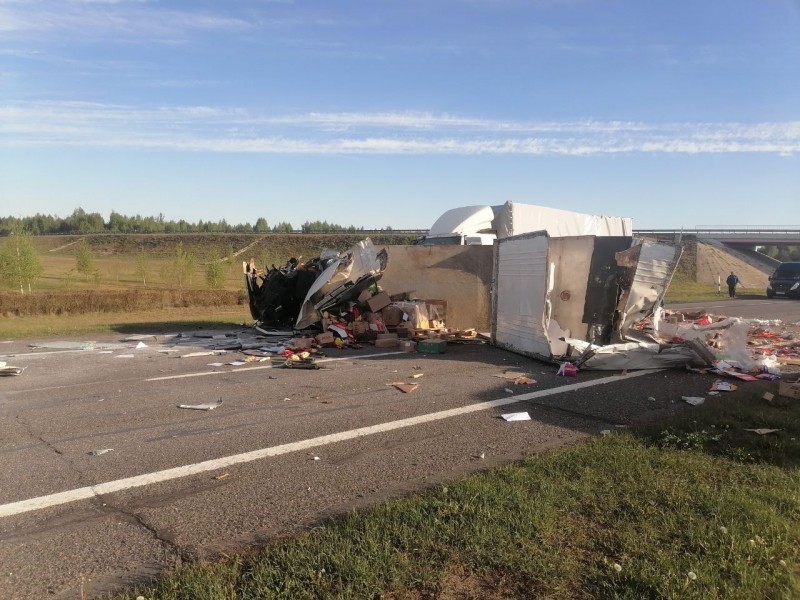 Жесткое ДТП на трассе М-1 в Ивацевичском районе